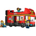 AUTOBUZ TURISTIC ROSU CU ETAJ LEGO 60407 - imagine 6