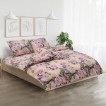 Set de pat king size bumbac,92 gsm,Peony - imagine 3