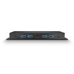 Lindy USB 3.2 Metall Hub, 7 Porturi - imagine 3
