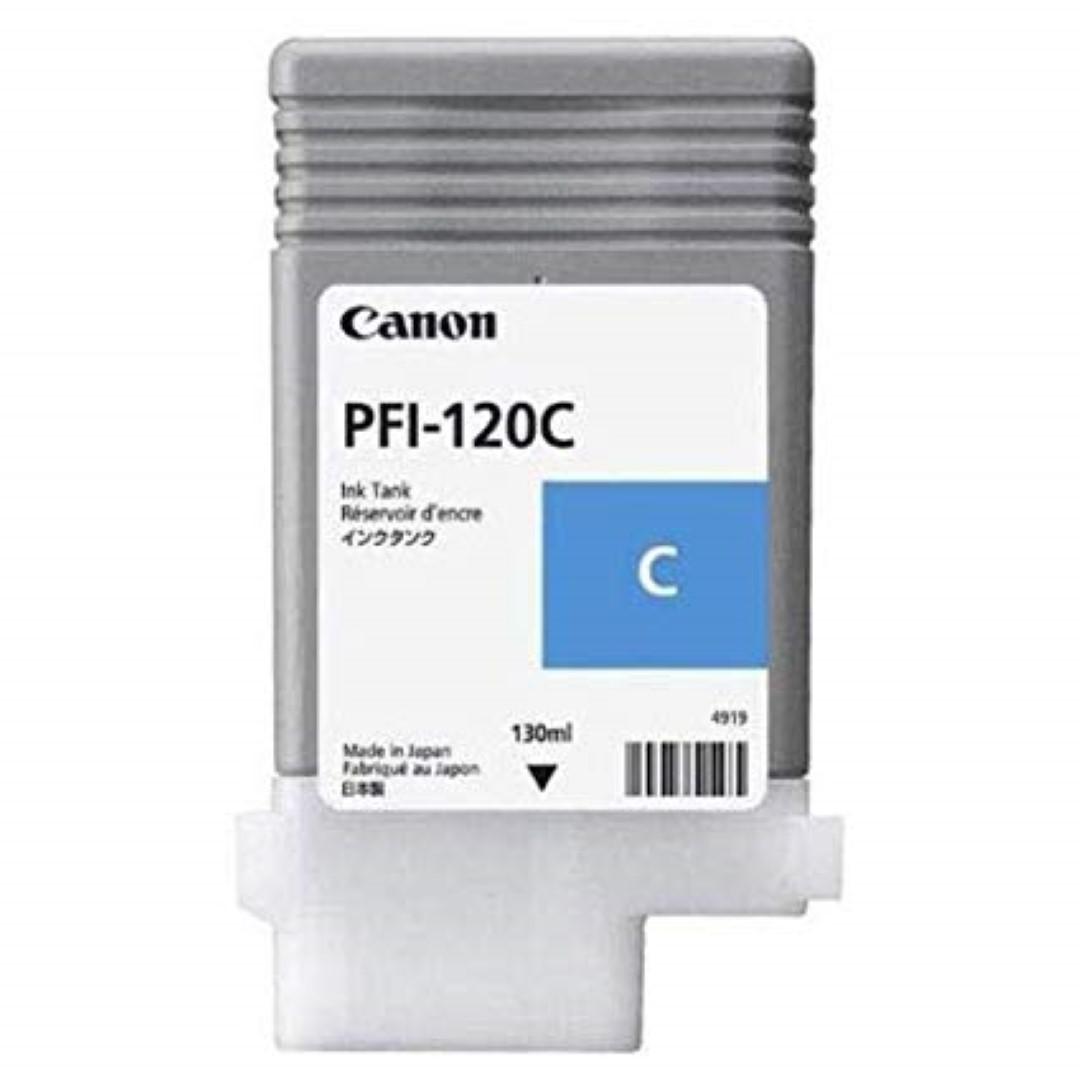 overlay_adbf6ef7bae98c6d567c72082dbc328e.jpg Cartus cerneala Canon PFI-120C, cyan, capacitate 130ml, pentru Canon TM - imagine 1