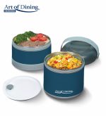 CASEROLA TERMICA DUBLA 920 ML, LOCA, ALBASTRU, HEINNER - imagine 7