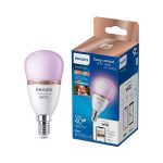 Bec LED RGB inteligent Philips Bulb P45, Wi-Fi, Bluetooth, E14 - imagine 3