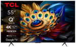 Televizor TCL QLED 55C655, 55''(139cm), 4K, Smart TV, Negru