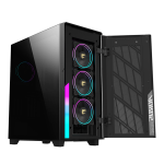 Carcasa GIGABYTE Aorus C500 Glass Mid Tower NEGRU - imagine 2