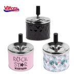 "SCRUMIERA ANTI-VANT CU BUTON 9x11 CM  Material: Otel + - imagine 4