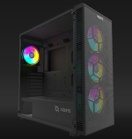 Carcasa AQIRYS Naos Pro ARGB, Mid Tower, Black