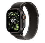 Apple Watch Ultra 3 GPS + Cellular 49mm Black Titanium Case with Black/Charcoal - imagine 2