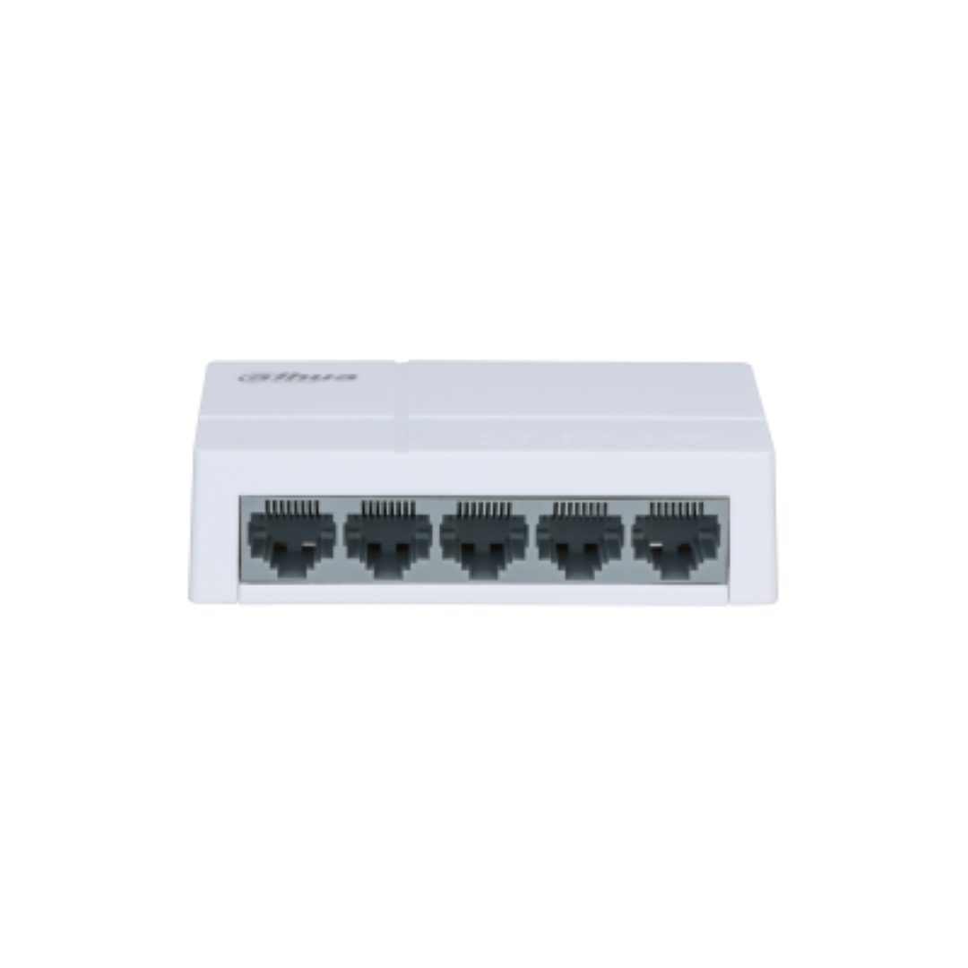 overlay_b041c4506565a2755682a1a91ae501a7.png Switch Dahua 5 porturi, unmanaged, PFS3005-5ET-L, Interfata: 10/100 Mbps, Capacitate - imagine 1