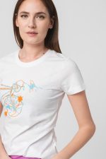 TSHIRT CASUAL F BICICLETA COLOR WHITE-XS - imagine 5