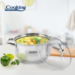 SEMIOALA INOX+CAPAC 18 X 10.5 CM, 2.6 L, AMIRA, COOKING - imagine 2