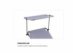 HEINNER SEZLONG CU PARASOLAR 186X55X24CM GRI - imagine 4