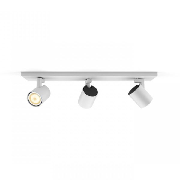 Spot LED Triplu Philips Hue Runner, Bluetooth, 3xGU10, 3x5.5W, 1050