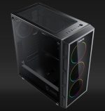 Carcasa AQIRYS ANTARES, RGB, Mid Tower, Black - imagine 8