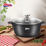 SEMIOALA ALUMINIU TURNAT 28x12.5CM, 7.6 L, CLASSIC, VANORA HOME - imagine 2