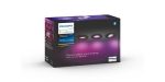 3 Spoturi LED RGB incastrate Philips Hue Centura, Bluetooth, GU10 - imagine 2