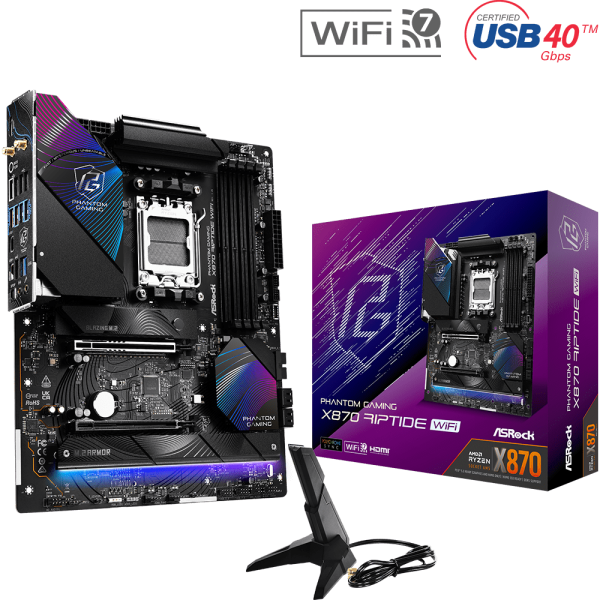 Placa de bază ASRock X870 RIPTIDE WIFI AM5