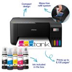 Multifunctional inkjet color Epson EcoTank CISS L3270, dimensiune A4 (Printare,Copiere, - imagine 2