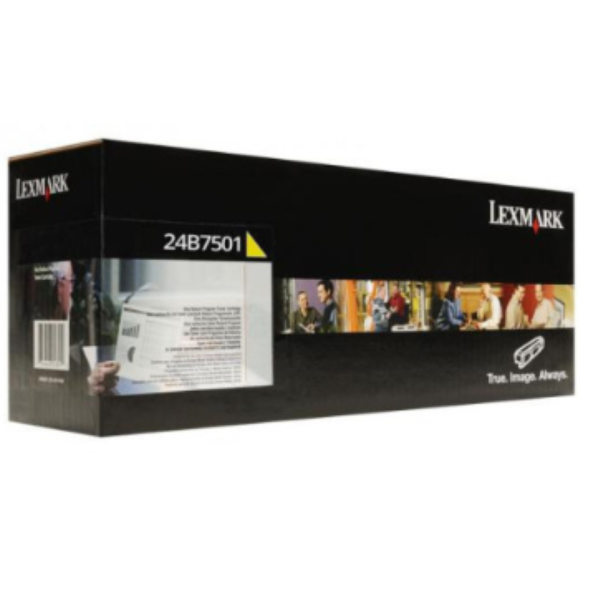 LEXMARK 24B7501 YELLOW CARTRIDGE