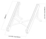 Stand racire Laptop Neomounts by Newstar NSLS010 - imagine 2