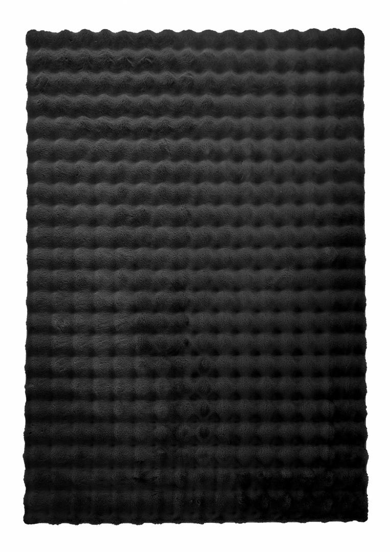 overlay_b38545bd37db079643366b810d0502e6.jpg COVOR BLANITA PAOPAO 80X150 CM BLACK - imagine 1