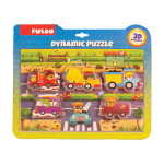 PUZZLE DIN SPUMA EVA, MASINI SI SEMNE DE CIRCULATIE, 17 - imagine 2