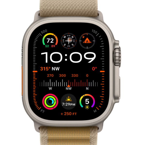 Apple Watch Ultra 2 GPS + Cellular 49mm Natural Titanium