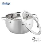 SEMIOALA INOX+CAPAC 18X10 CM, 2.5L, NICOLAI TAND, ORIGINI, COOKING BY - imagine 2