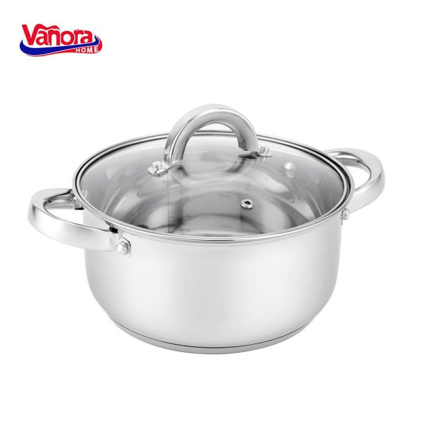 SEMIOALA INOX+CAP 22x11.5 CM,4.3L,DASHA  Material: Inox + Capac sticla