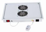 Panou ventilatie Triton pentru rack de podea 19, 2 ventilatoare - imagine 2