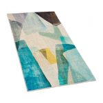 Covor printat, FOREST 70x140 cm, lavabil cu spate antialunecare, inaltime - imagine 3