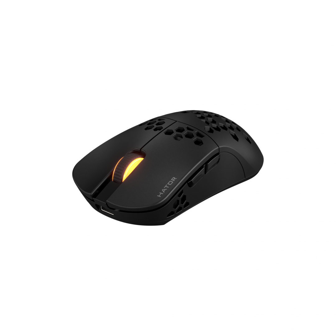 overlay_b59a19a167530ef7daf58898a64ee293.png Mouse Gaming Wireless Hator Stellar Pro Wireless, 26000 DPI, negru - imagine 1