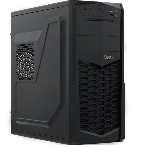 Carcasa Spacer Krypton, Mid Tower NEGRU