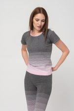 TRICOU PEGAS GREY PINK-XS - imagine 4