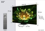 Televizor TCL QD-MiniLED 55Q7C, 138 cm, Smart Google TV, 4K - imagine 3