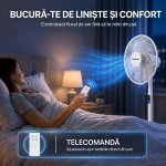 VENTILATOR CU PICIOR HEINNER HMSF-3WH - imagine 16