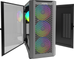 Carcasa AQIRYS AQUILLA, RGB, Mid Tower, Black - imagine 4