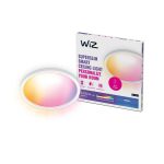 Plafoniera LED RGB WiZ SuperSlim, Wi-Fi, control vocal, 32W, 3750