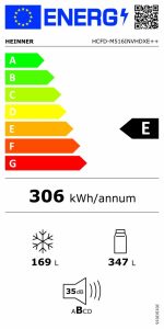 Combina frigorifica HEINNER HCFD-M516INVHDXE++, No Frost, 516 l, Clasa E, - imagine 5
