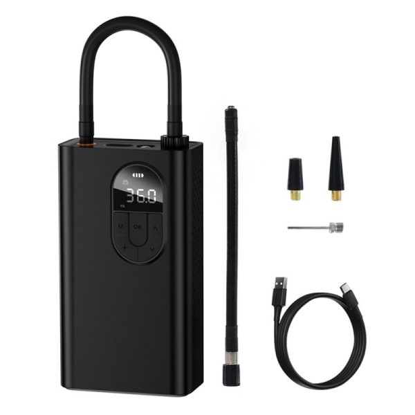 Compresor auto Baseus Energy Source, acumulator integrat 2400mAh, display LED,