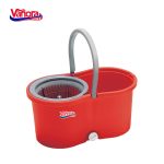 SET CURATENIE CU MOP ROTATIV, CLEAN360, ROSU - imagine 2