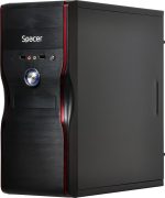 Carcasa SPACER SPC-MERCURY, Mid Tower, Black - imagine 4