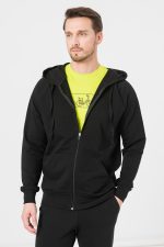HANORAC COTON CASUAL BARBATI BLACK-L - imagine 5