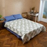 CUVERTURA MATLASATA 200X220 CM OLIVE - imagine 4