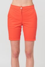 PANTALONI SCURT CASUAL FEMEI CORAL S - imagine 4