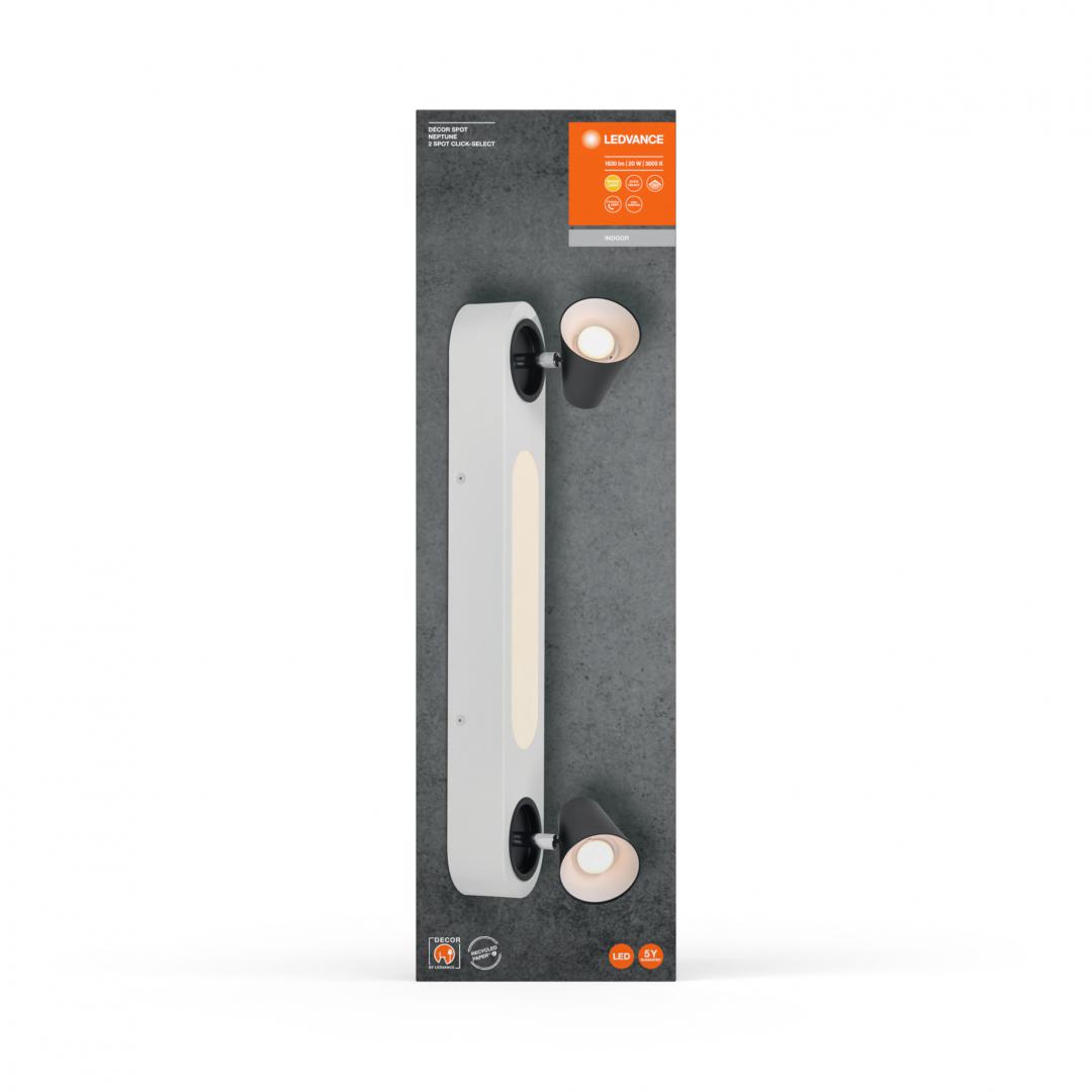 overlay_b967e51b148d1d4c51e9c9c6d3344268.jpg Spot LED dublu ajustabil Ledvance DECOR NEPTUNE, 20W, 1630 lm, - imagine 1