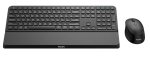 Kit Wireless tastatura si mouse Philips SPT6607B/00, taste numerice, negru
