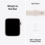 Apple Watch SE GPS + Cellular 44mm Starlight Aluminium Case - imagine 3