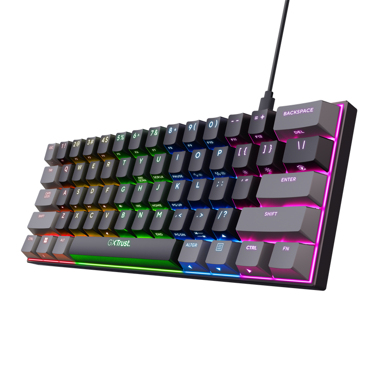 overlay_bae695b505df9a2f5f93ac5494246902.png Tastatura Mecanica Gaming Trust GXT 867 Acira, USB, negru - imagine 1