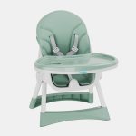 Scaun de masa 2 in 1, pliabil, verde, U-Grow - imagine 2