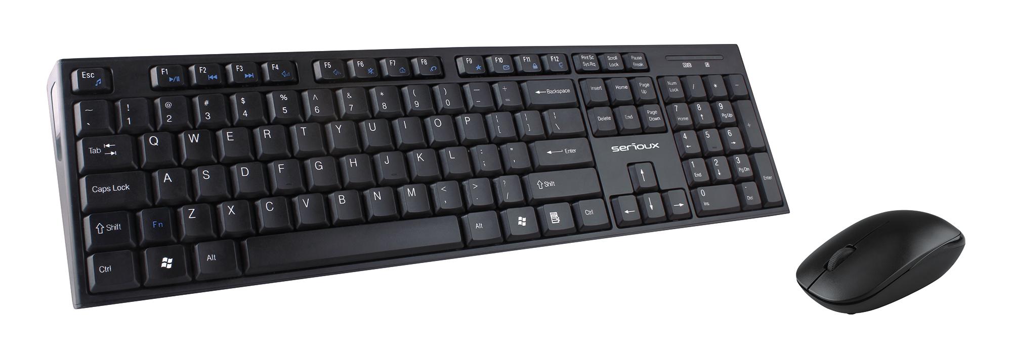 overlay_bc35c1baff172ca58b03121283c53eda.jpg Kit tastatura + mouse Serioux NK9800WR, wireless 2.4GHz, US layout, - imagine 1